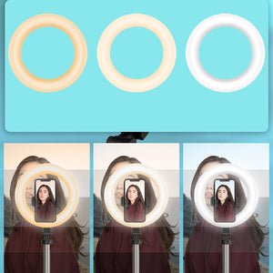 Illuminate Your Moments with the Integrated Rechargeable Ring Light