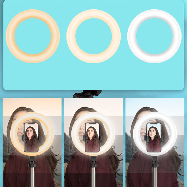 Illuminate Your Moments with the Integrated Rechargeable Ring Light
