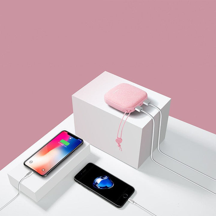 Power On-The-Go: Discover the Linen Art Mini Portable Mobile Power Bank