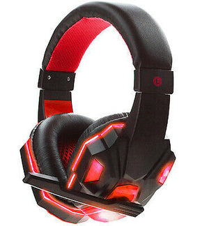 Unleash Your Gaming Potential with 3.5mm LED Gaming Headphones With Mic