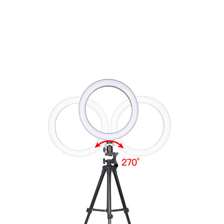 Illuminate Your Moments with the Compatible with Apple Tripod LED Ring Light