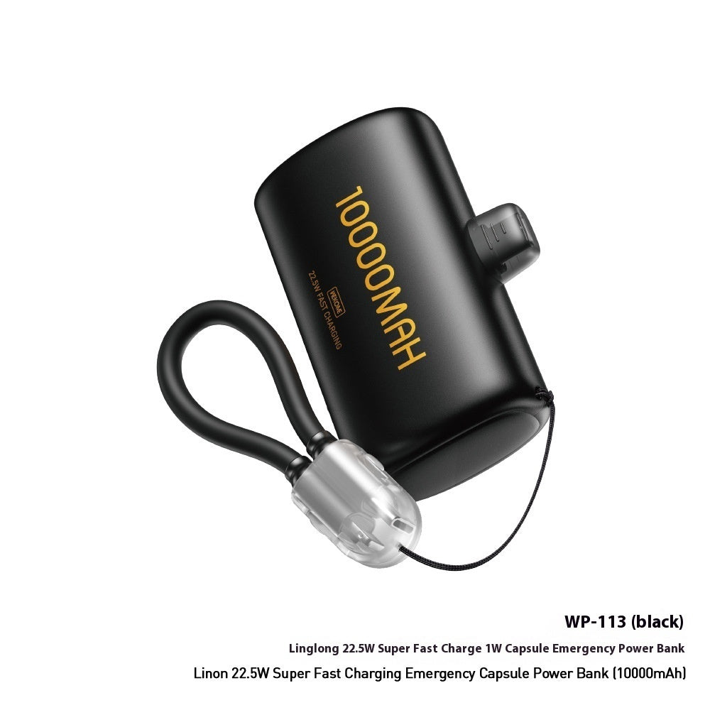 Stay Charged On-the-Go with the Portable Mini Capsule Power Bank