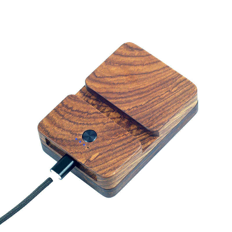 Solid Wood 10000mAh Power Bank