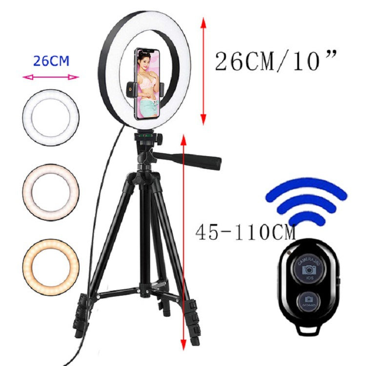 LED Selfie Photography Ring Light Tripod