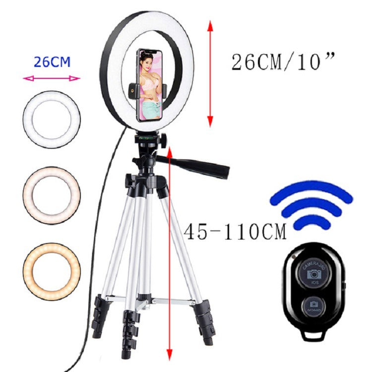 LED Selfie Photography Ring Light Tripod