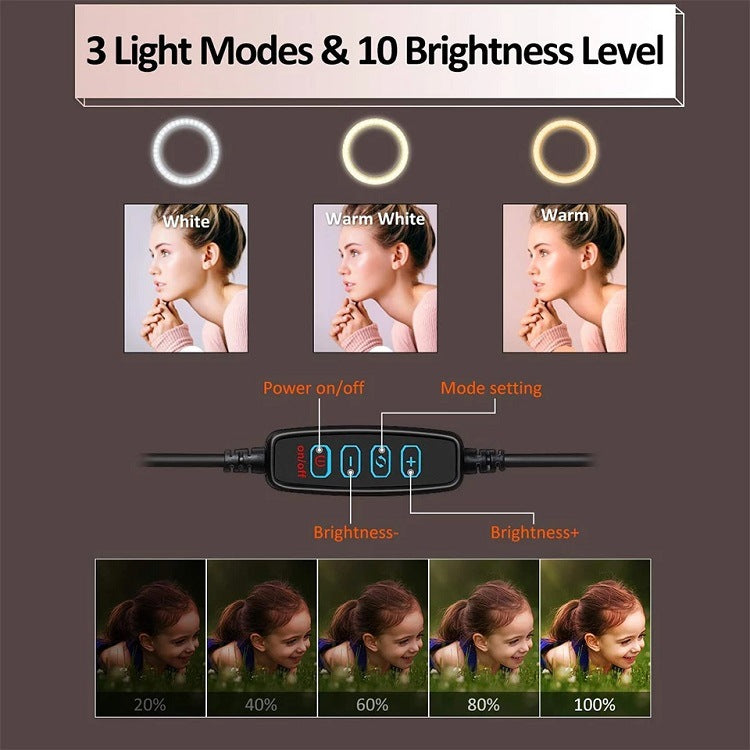 LED Selfie Photography Ring Light Tripod