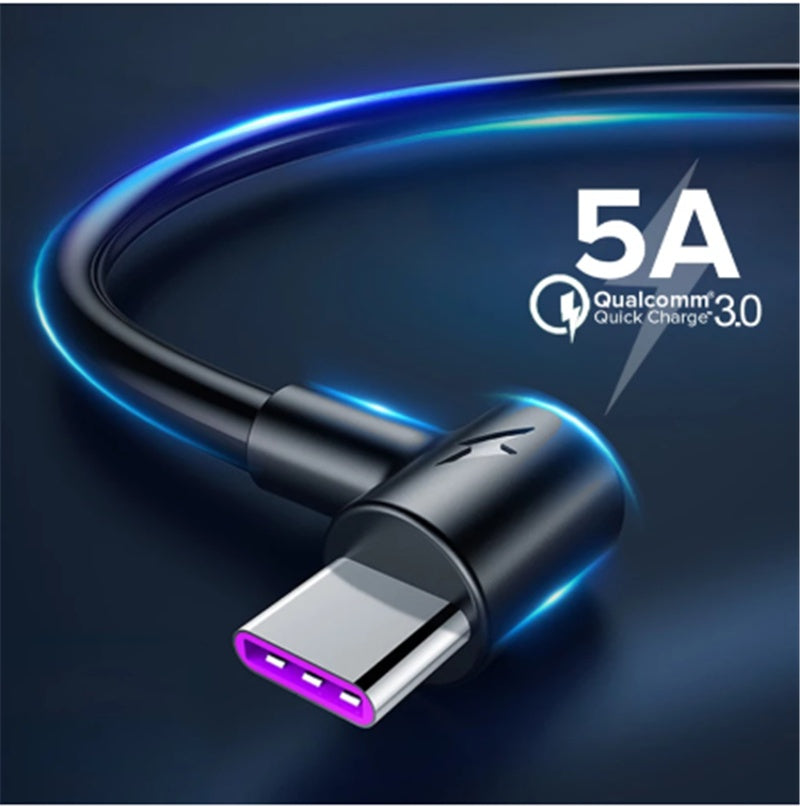 5A Fast Charging Elbow Charging Cable
