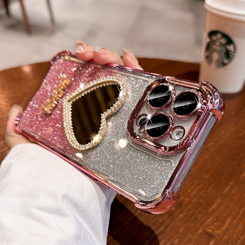 Protective 14 Four-corner Mirror Luxury Phone Cover