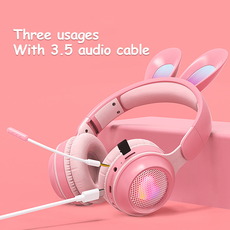 Rabbit Ear Wireless Luminous Headphones