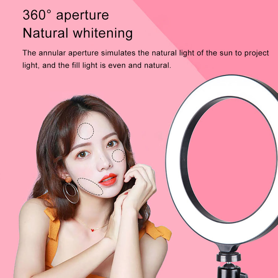 Compatible with Apple, Selfie tripod stand ring light