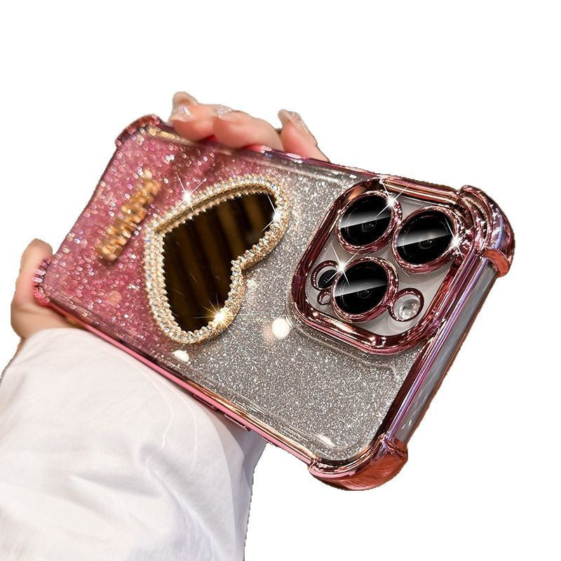 Protective 14 Four-corner Mirror Luxury Phone Cover