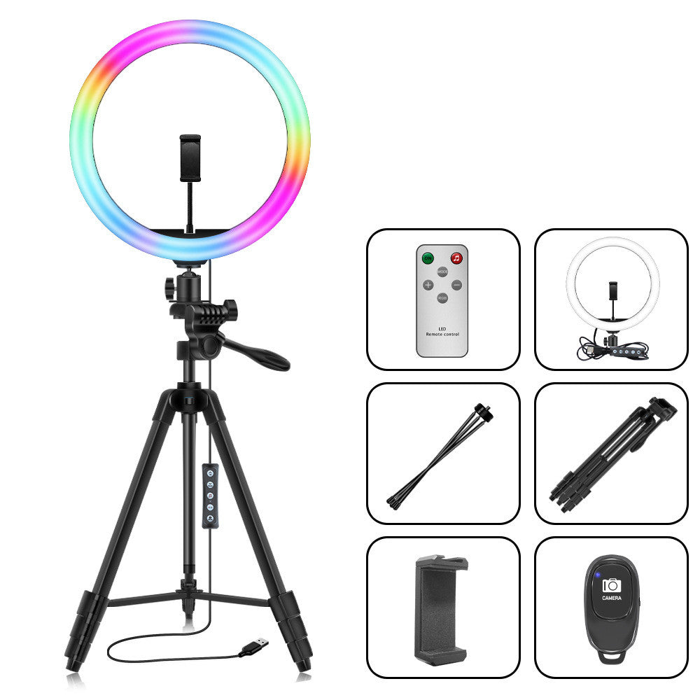 12 Inch Love Music Style RGB Ring Light Tripod