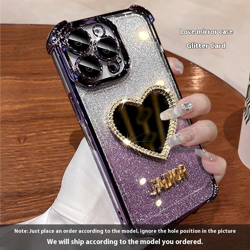 Protective 14 Four-corner Mirror Luxury Phone Cover