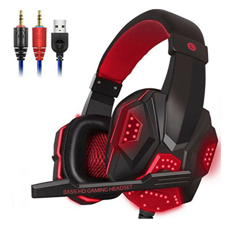 3.5mm LED Gaming Headphones With Mic