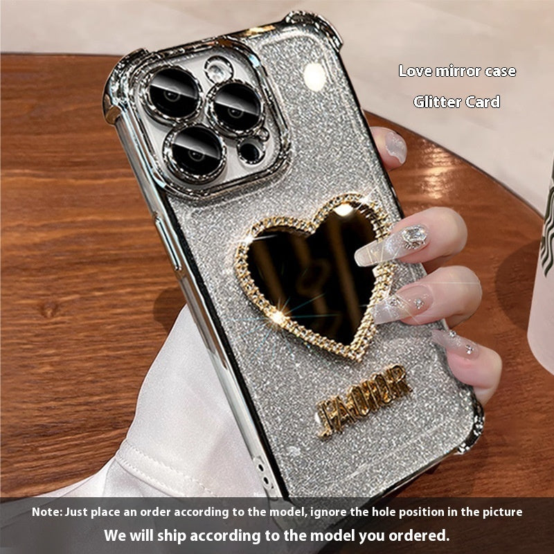Protective 14 Four-corner Mirror Luxury Phone Cover