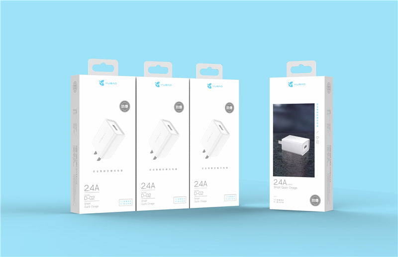 2.4A fast charging adapter