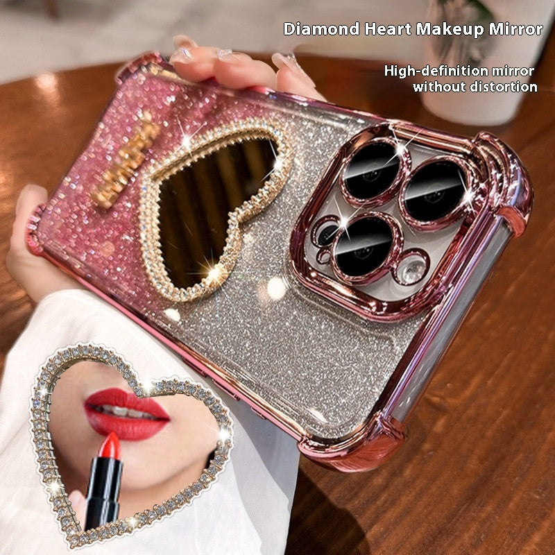 Protective 14 Four-corner Mirror Luxury Phone Cover