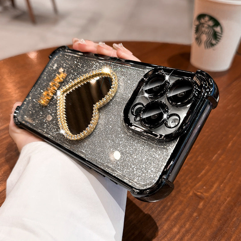 Protective 14 Four-corner Mirror Luxury Phone Cover