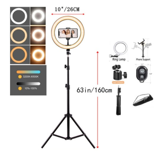 3 Colors Ring Light Tripod