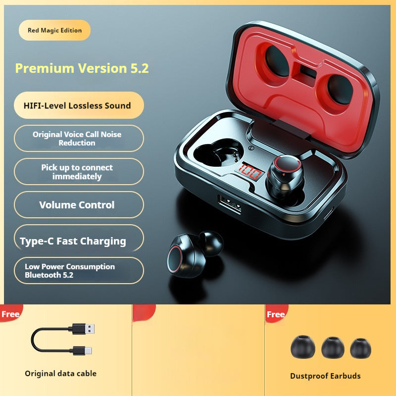 Simple Wireless Bluetooth Earbuds