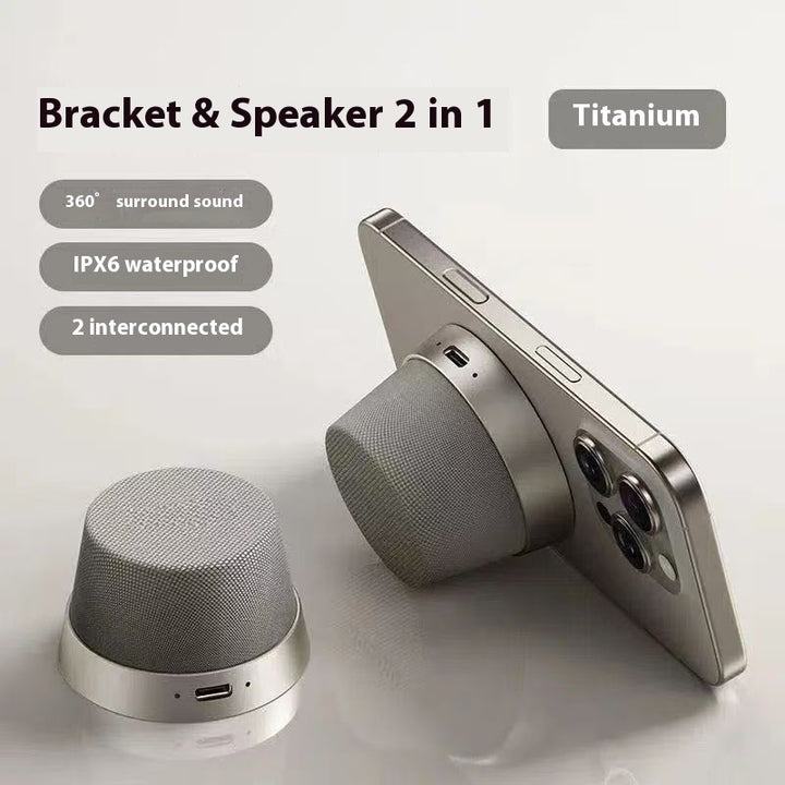 Portable Waterproof Mini Magnetic Bluetooth Speaker